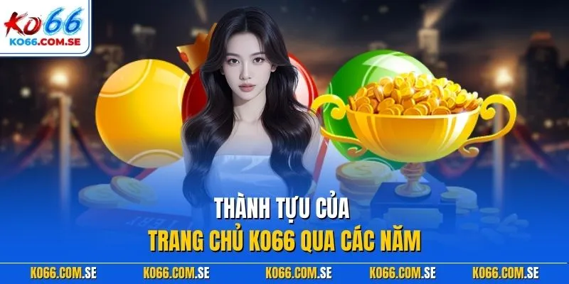 Thành tựu của trang chủ KO66 qua các năm