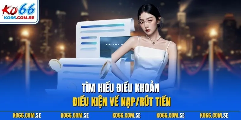 Tìm hiểu điều khoản điều kiện về nạp/rút tiền